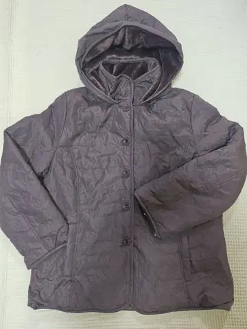 후드 부착 퀼팅 자켓