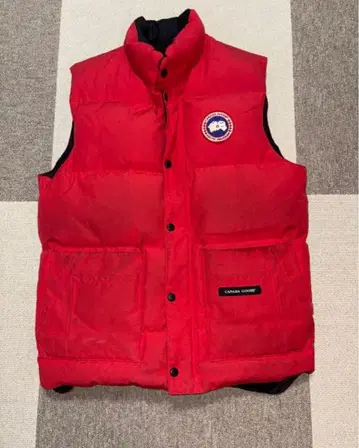CANADA GOOSE 다운 베스트 레드