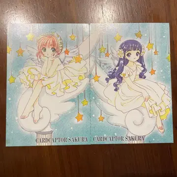 CLAMP 카드캡터 사쿠라 엽서 사쿠라&토모요 다정한 사이 헤이세이