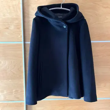 JOURNAL STANDARD 블랙 후드 부착 코트