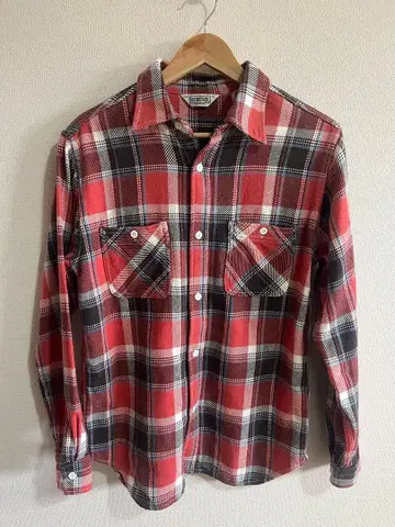 파이브 브라더 체크 무늬 플란넬 셔츠