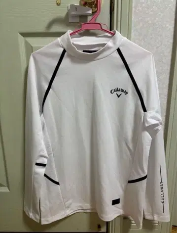 Callaway 캘러웨이 긴팔 모크넥 셔츠 화이트 M 남성용