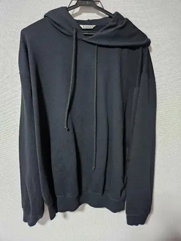 AURALEE 블랙 후드티 사이즈 3