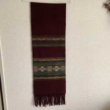 유카라 직조 머플러 브라운