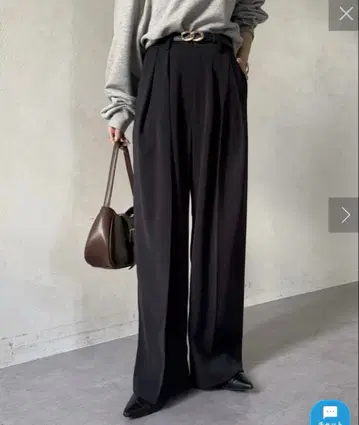 [인기] Thevon 제본 2턱 슬랙스 블랙 M