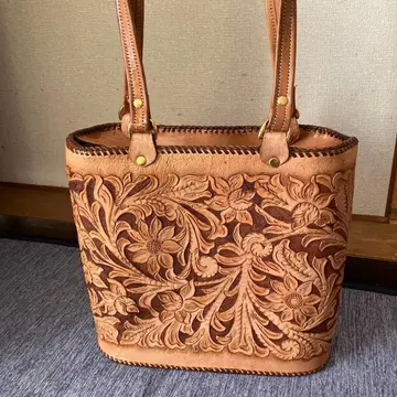 천연 가죽 핸드메이드 여성용 백 [ 새상품급 ]