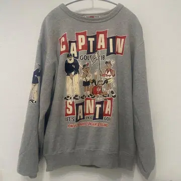 [ CAPTAIN SANT ] 그레이 맨투맨 M 사이즈