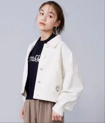 밀크 페도 데님 자켓 화이트 ONE SIZE