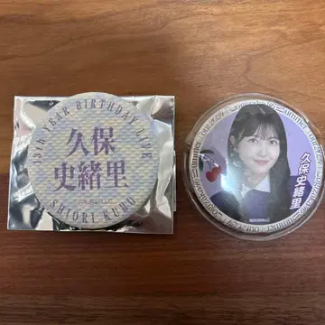 노기자카46 쿠보 시오리 벌스데이 라이브 B상 월풍 캔뱃지 전츠 바스라