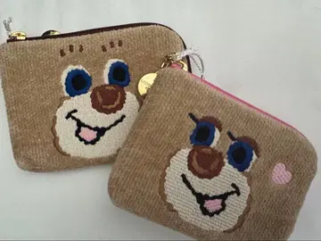 페이러 도업 테디 L자 파우치 여아 남아 2종 세트 미개봉 새상품