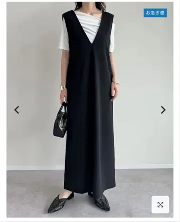 리디 Re:EDIT 전후 2WAY 컷 조젯 오버롤 스커트