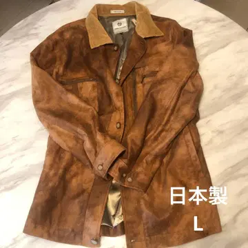 CIMCA CLUB 브라운 자켓 스웨이드 느낌 복고풍 느낌 L 일본제