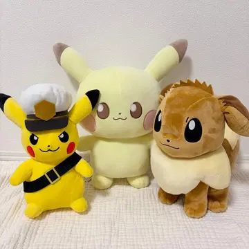 포켓몬 피카츄 이브이 봉제 인형 3개 세트