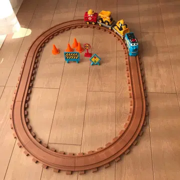 레일 공사 차량 불도저 기차