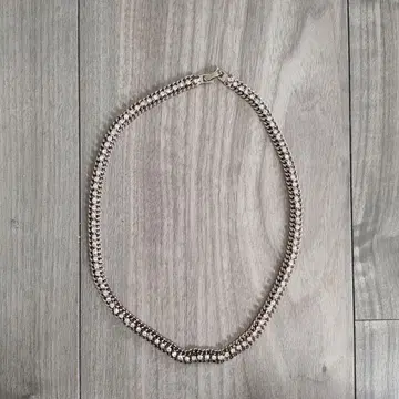 골드 크리스탈 장식 목걸이