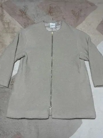 LEPSIM 베이지 플리스 자켓