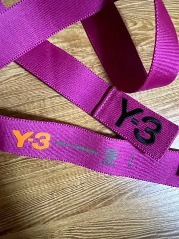 Y-3 핑크 나일론 벨트 S 사이즈