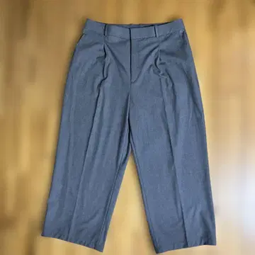 유니클로 와이드 팬츠 프론트 플리츠