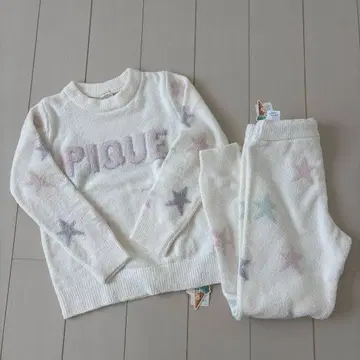 gelato pique 별 패턴 룸웨어 세트