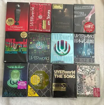 UVERworld LIVE DVD 세트 12장 최초 한정판