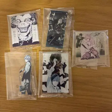 데스노트 제일복권 G상 아크릴 스탠드 5점 야가미 라이토, 미사, 류크