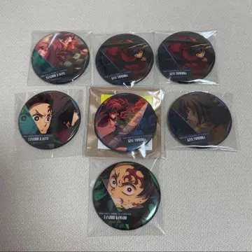 귀멸의 칼날 무한성편 등이 말하는 등 캔뱃지 토미오카 기유 카마도 탄지로