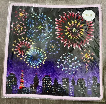 페이 스파클링 나이트 불꽃놀이 손수건 WEB 한정 컬러