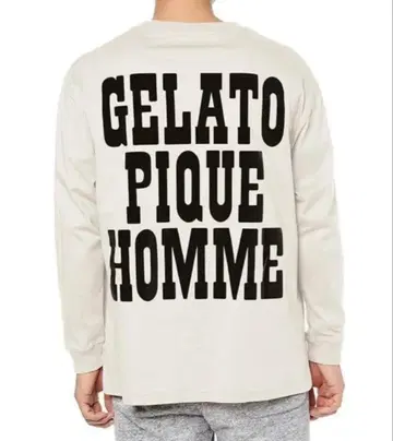 [ 미사용 새상품 ] 젤라또피케 옴므 롱 슬리브 티셔츠 M 사이즈