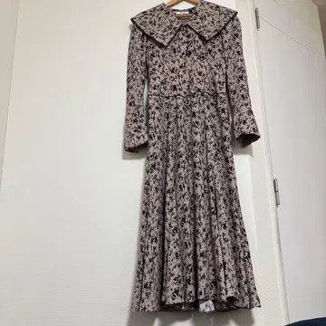 SNIDEL 플라워 프린트 롱 드레스