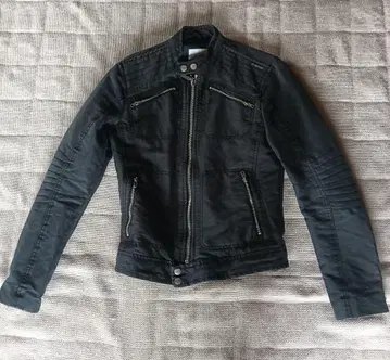 Energie 블랙 라이더 자켓 S