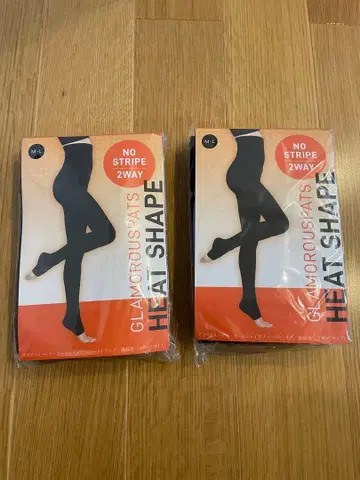 GLAMOROUS PATS HEAT SHAPE 스패츠 2개 세트