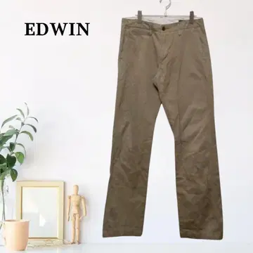 zC148 [ M ] EDWIN 치노 팬츠 능직 트라우저 하의