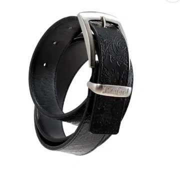 KENFORD EMBOSSED LEATHER BELT PAISLEY