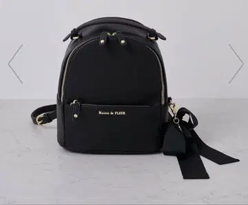 메종 드 플뢰르 미니 백팩 블랙