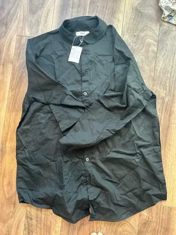 [ 미사용 새상품 ] NARU 블랙 긴팔 셔츠