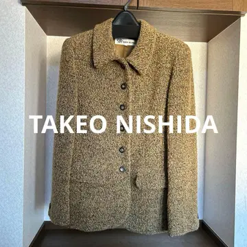 TAKEO NISHIDA 브라운 계열 자켓