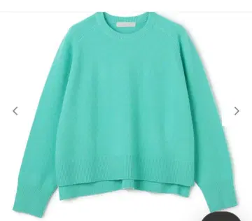 새상품 앙피로 이번 시즌 상품 캐시미어 혼방 니트 민트색