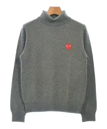 플레이 꼼데가르송 니트 스웨터 여성용