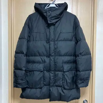 UNIQLO +J 프리미엄 다운 코트 블랙 L 1기