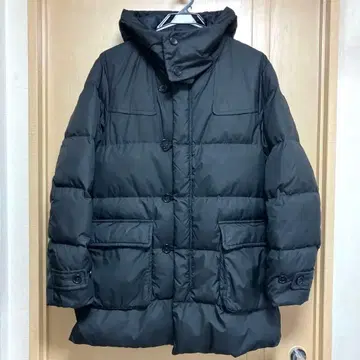 UNIQLO +J 프리미엄 다운 코트 블랙 L 1기 다운 자켓