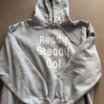 Ready Steady Go! 그레이 후드티