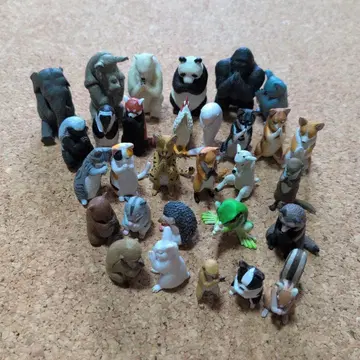 동물 피규어 캡슐 토이 합장 30개