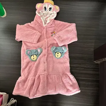 tntntutu 곰 귀 달린 핑크 플리스 가디건 미사용 새상품