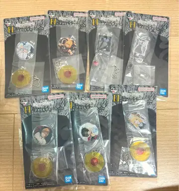 [ 새상품 전7종 세트 ] 제일복권 데스노트 H상 아크릴 참