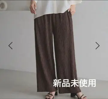 로리즈팜 자카드 플리츠 팬츠