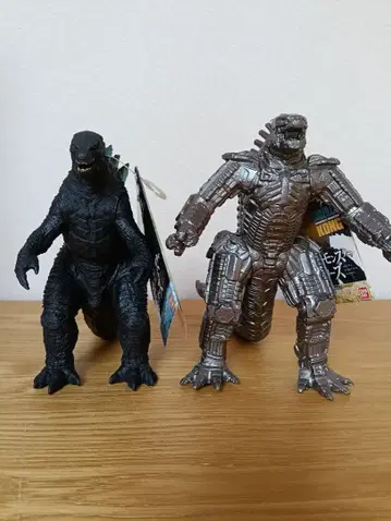 고질라 메카고질라 무비 몬스터 시리즈 피규어 소프트 비닐 2개 세트