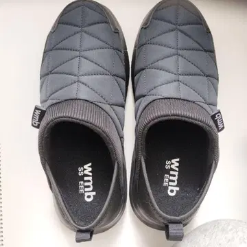 워크맨 블랙 슬립온 퀼팅