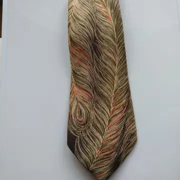 Duca d'Aosta 실크 잎 무늬 넥타이