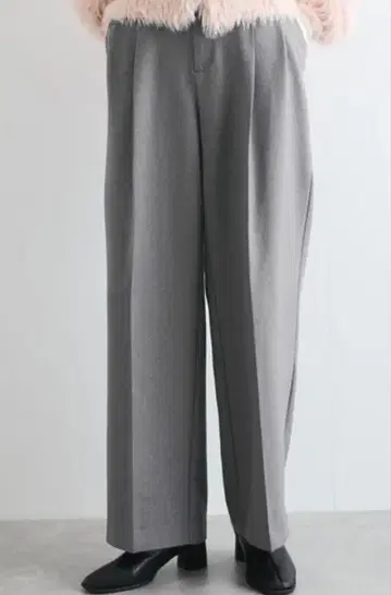 VIS easy 우르시 2턱 와이드 슬랙스 팬츠 세탁 가능