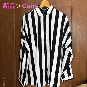 새상품 Cuirs 스트라이프 셔츠 M 사이즈